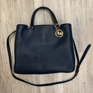 Michael Kors Navy Medium Size Bag